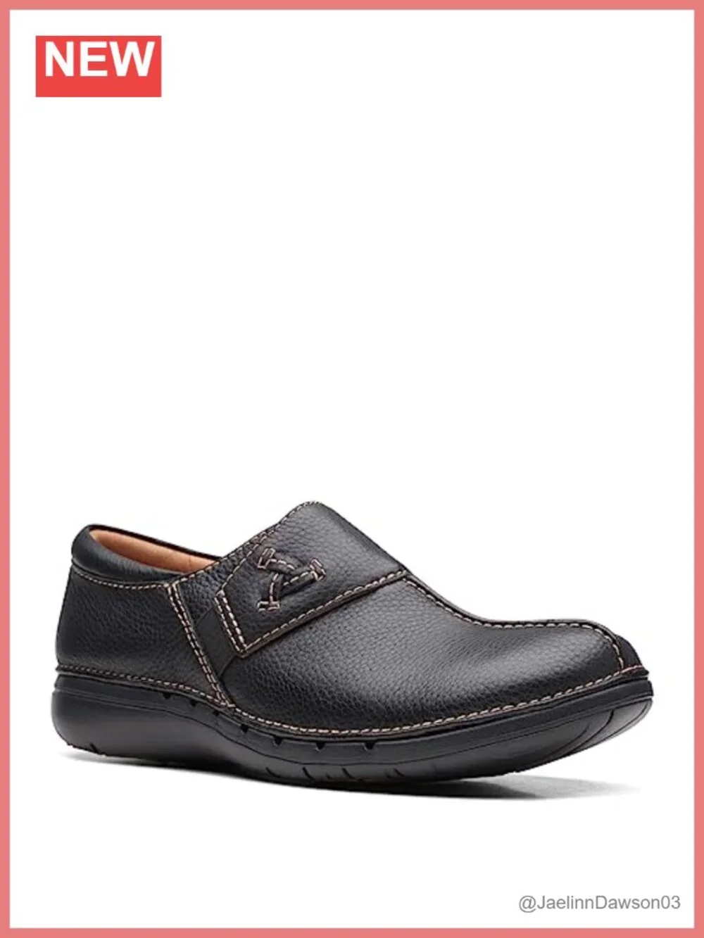 Women's Leather Slip-On Loafers Flat Open Toe Casual Walking Shoes